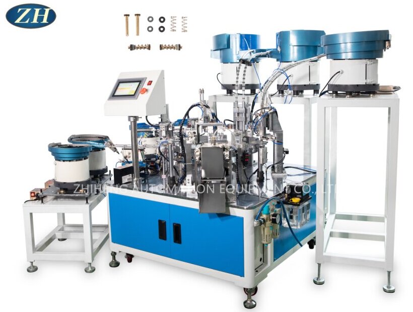 வெள்ளை தடி சீல் ரிங் ஸ்பிரிங் அசெம்பிளி இயந்திர வரி பராமரிக்க எளிதானது